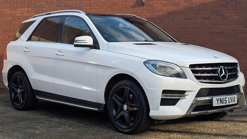 White Used 2015 Mercedes ML250 AMG line SUV | £12,500 (Fair price) - Image 1/4