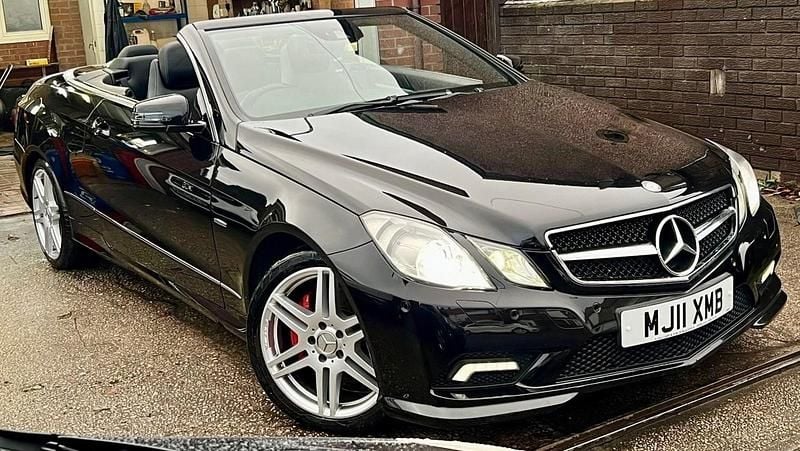 Used Mercedes E350 2011 Black Cabriolet