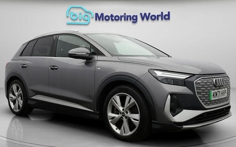 Used 2023 Audi Q4 e-tron S-Line SUV | £21,400 (Good price) - Image 1/4