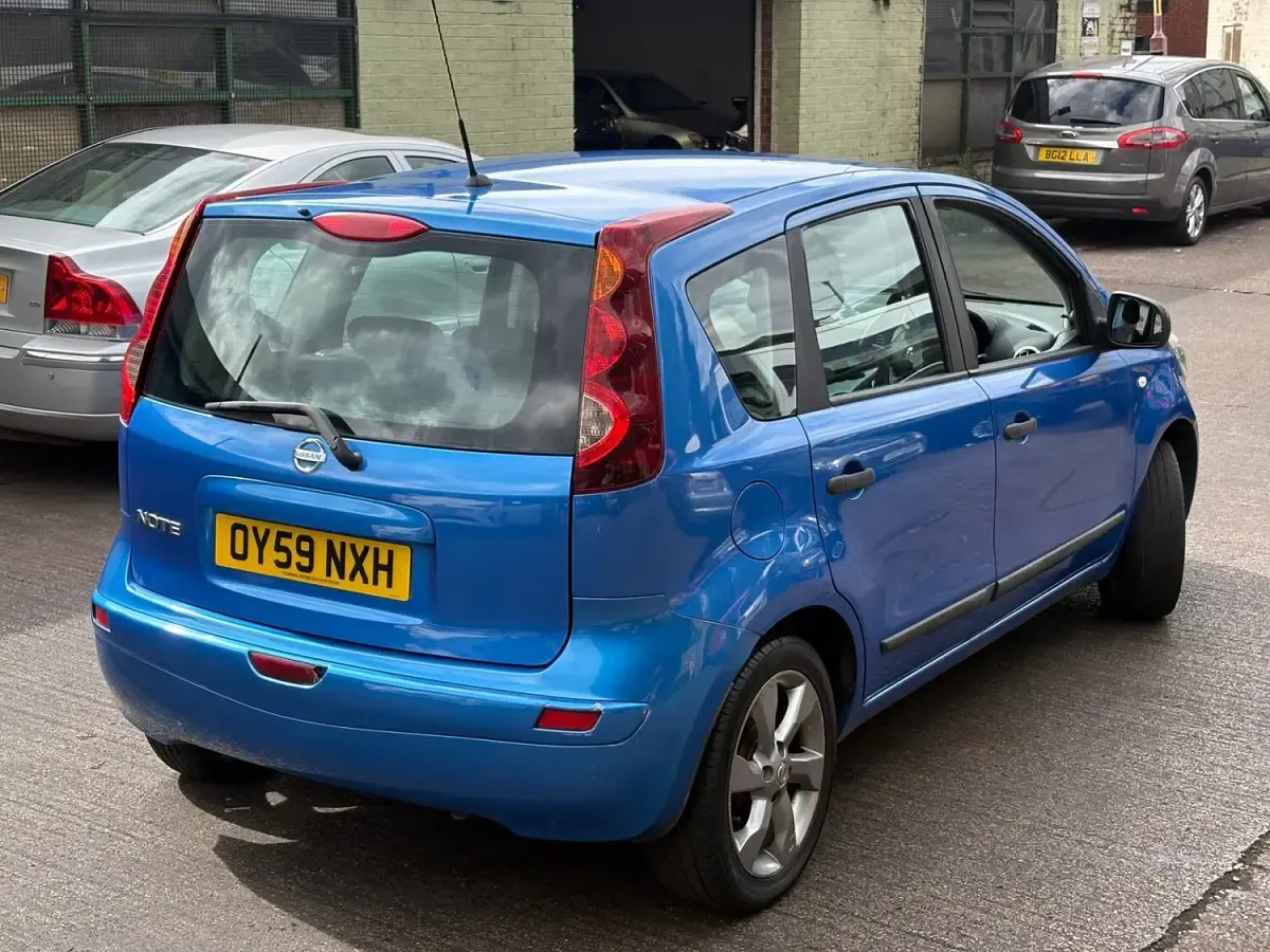 Used Nissan Note Visia 110 HP (80 kW) 2009 Blue Hatchback