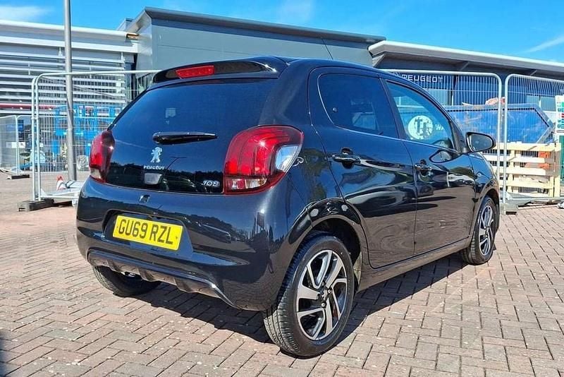 Used Peugeot 108 Allure 71 HP (52 kW) 2019 Black Hatchback