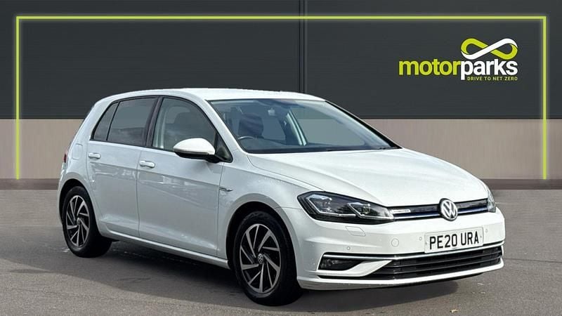 Pure white gloss Used 2020 VW Golf VIII Edition Hatchback | £13,500 (Good price) - Image 1/4