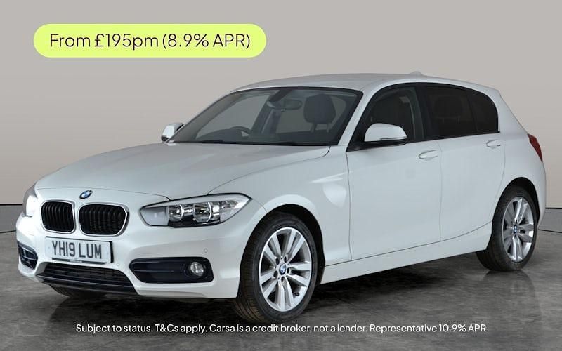 White Used 2019 BMW 118 Sport Line Hatchback | £13,729 (Good price) - Image 1/3