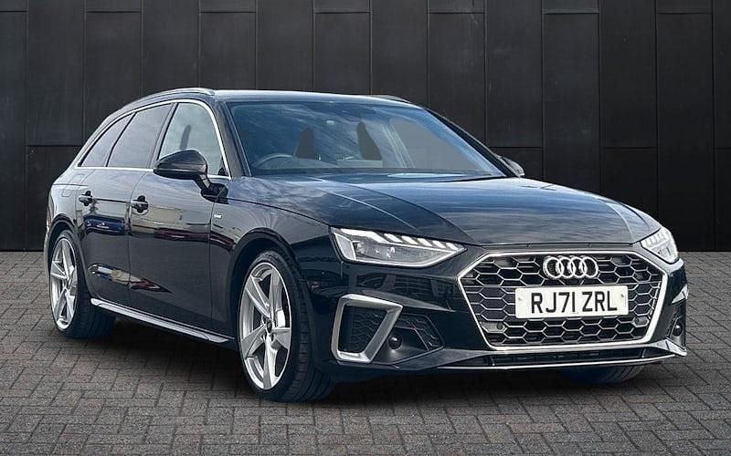 Black Used 2022 Audi A4 S-Line Estate | £21,471 (Good price) - Image 1/3
