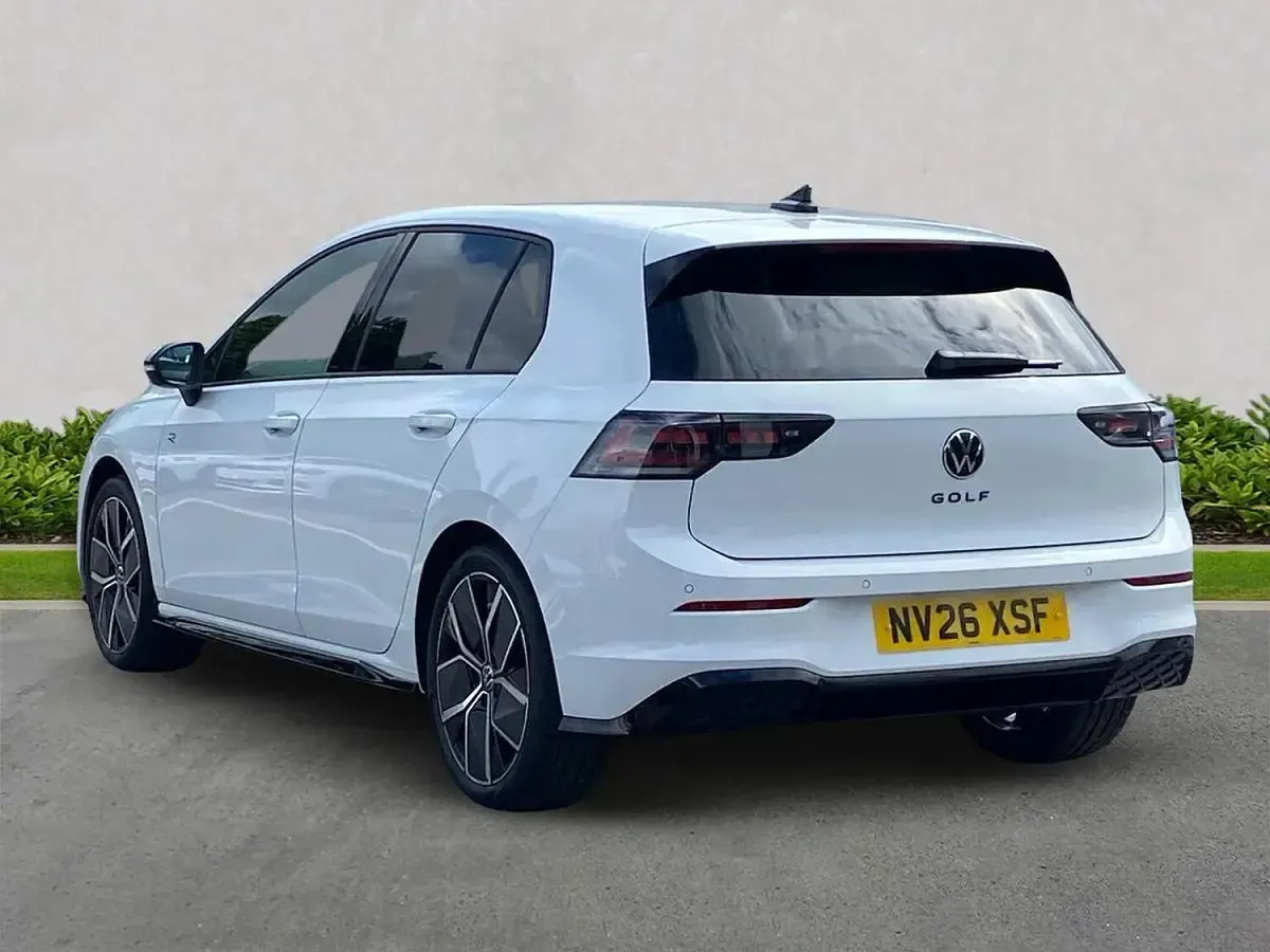 New VW Golf VIII Black Edition 150 HP (110 kW) 2026 White Hatchback