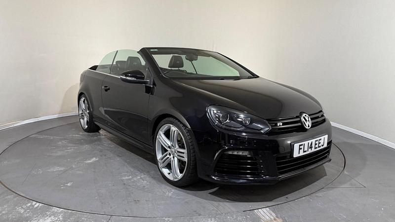 Black Used 2014 VW Golf Cabriolet R Cabriolet | £9,250 (Fair price) - Image 1/4