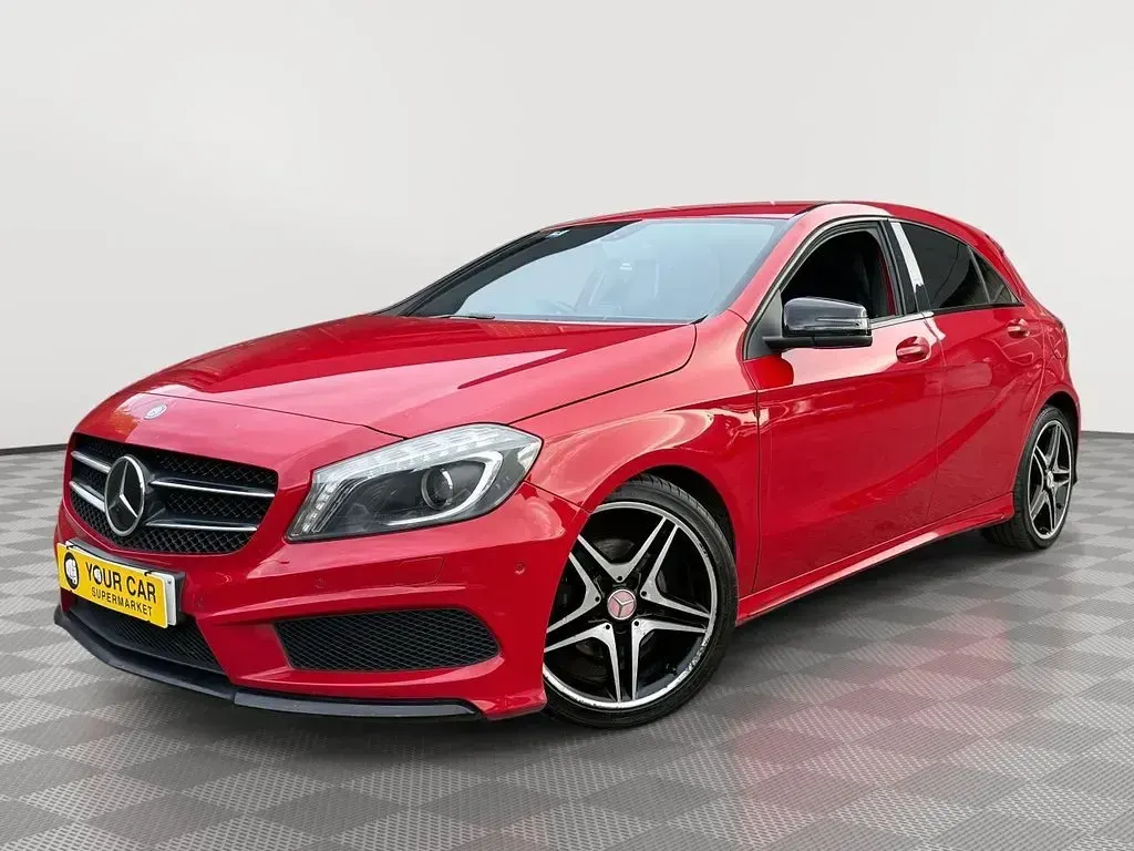 Used Mercedes A200 AMG 136 HP (100 kW) 2014 Red Hatchback