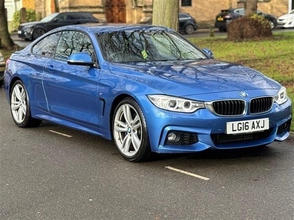 Blue Used 2016 BMW 420 M Sport Coupe | £12,995 (Fair price) - Image 1/1