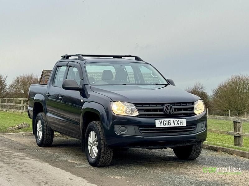 Blue Used 2016 VW Amarok Startline Pickup | £11,450 - Image 1/4