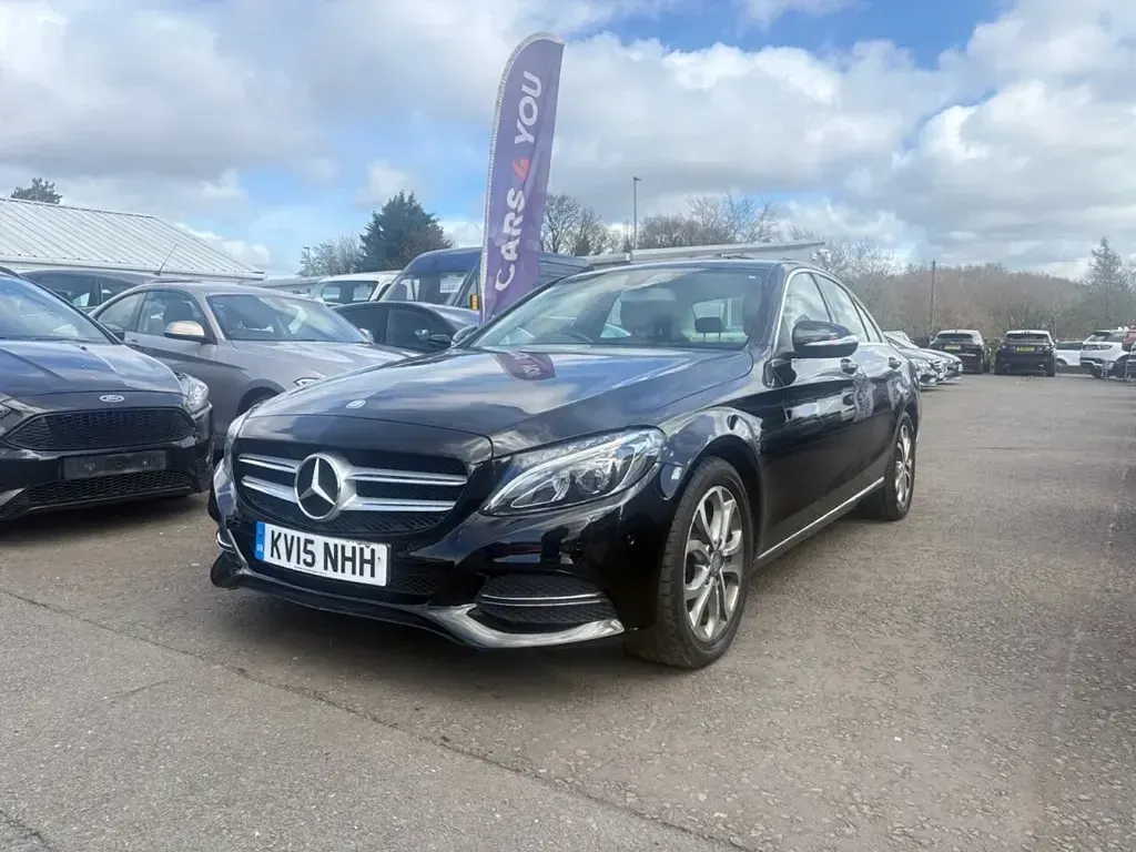 Used Mercedes C220 170 HP (125 kW) 2015 Black Sedan