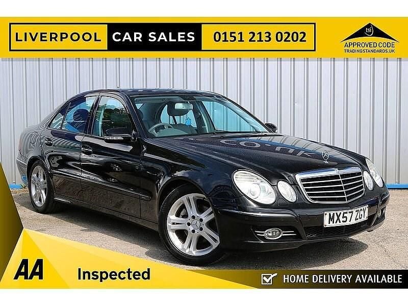 Black Used 2007 Mercedes E320 Avantgarde Sedan | £2,995 - Image 1/4