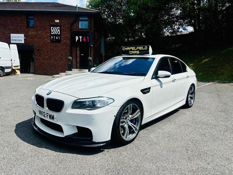 Used BMW M5 Impressive 507 HP (372 kW) 2012 White Sedan