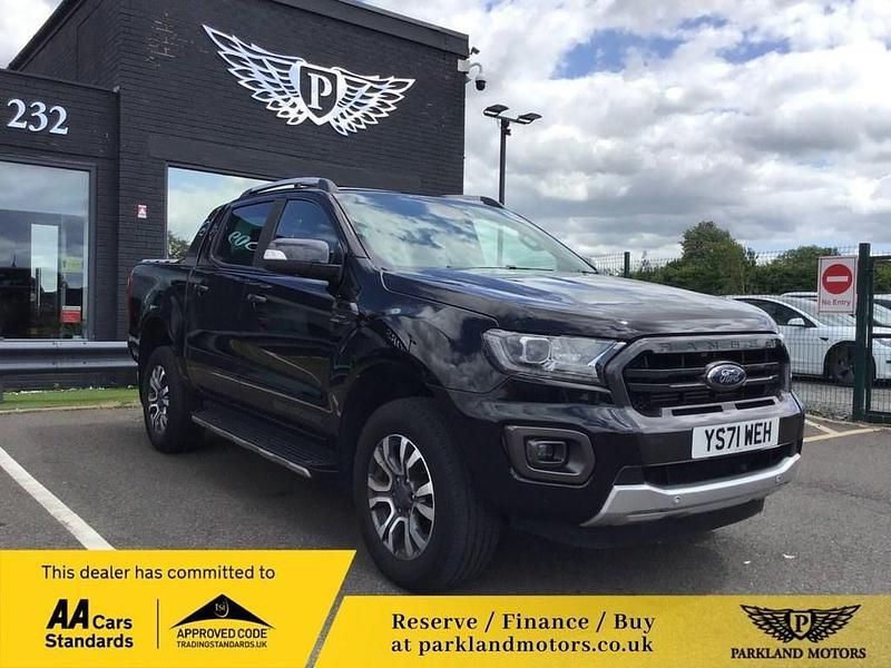 Black Used 2021 Ford Ranger Wildtrack Pickup | £18,795 (Super price) - Image 1/4