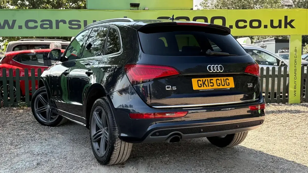 Used Audi Q5 S-line plus 190 HP (139 kW) 2015 Blue SUV