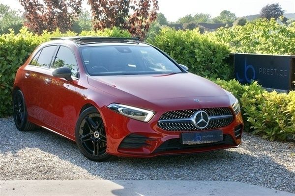 Red Used 2018 Mercedes A200 AMG line Hatchback | £17,275 (Expensive) - Image 1/1