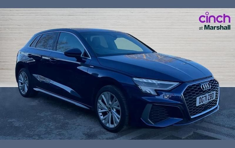 Used Audi A3 e-tron S-Line 200 HP (147 kW) 2022 Blue Hatchback