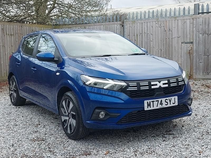Blue Used 2024 Dacia Sandero Expression Hatchback | £12,998 (Good price) - Image 1/4