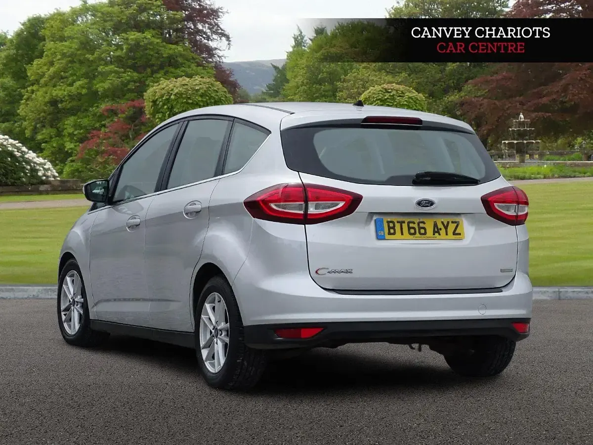 Used Ford C-MAX Zetec 125 HP (91 kW) 2016 Silver MPV