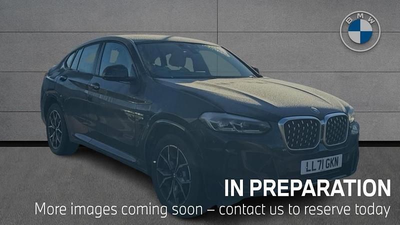 Black Used 2021 BMW X4 M Sport SUV | £32,497 (Fair price) - Image 1/4