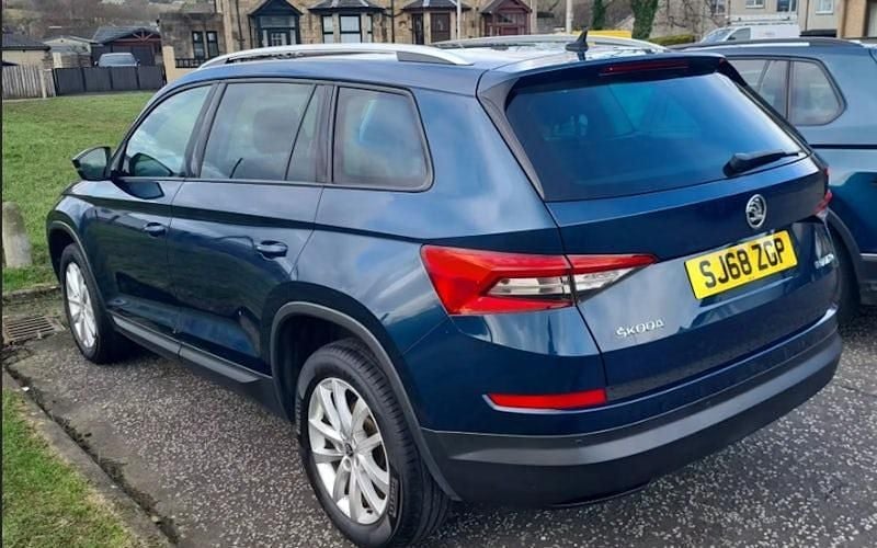 Used Skoda Kodiaq SE 150 HP (110 kW) 2018 Blue SUV