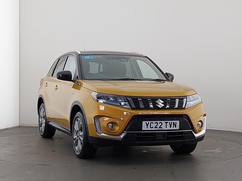 Yellow Used 2022 Suzuki Vitara SZ-T SUV | £16,998 (Fair price) - Image 1/4