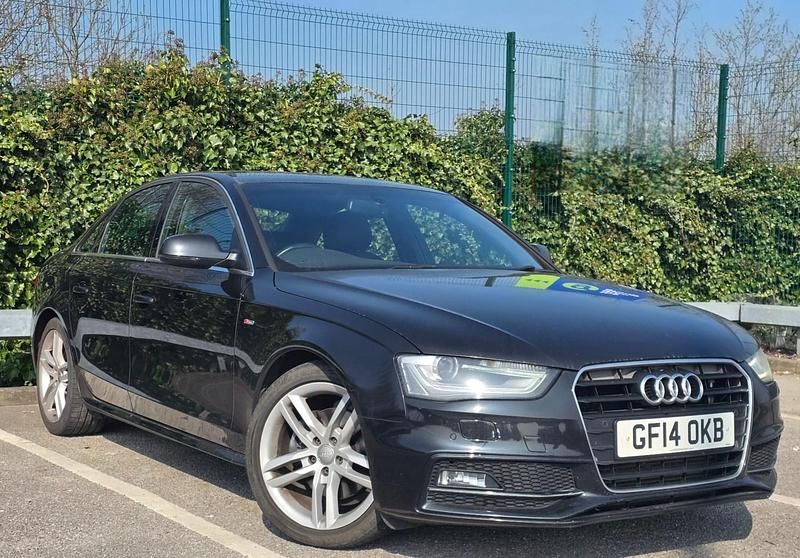 Used Audi A4 S-Line 150 HP (110 kW) 2014 Black Sedan