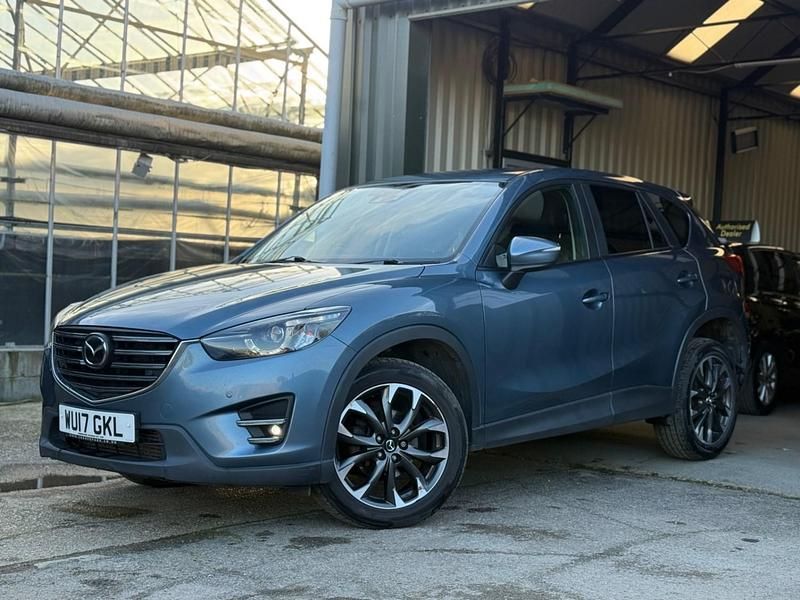 Second-hand Mazda CX-5 Inclusive 175 CP (128 kW) 2017 Albastru SUV