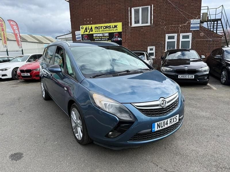 Used Vauxhall Zafira SRi 140 HP (102 kW) 2014 Blue MPV