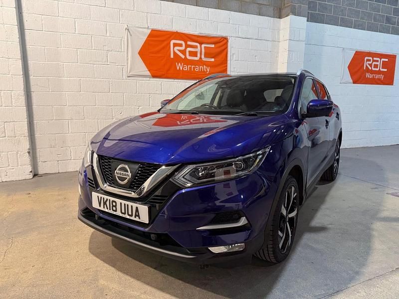 Blue Used 2018 Nissan Qashqai Tekna SUV | £11,195 (Fair price) - Image 1/4