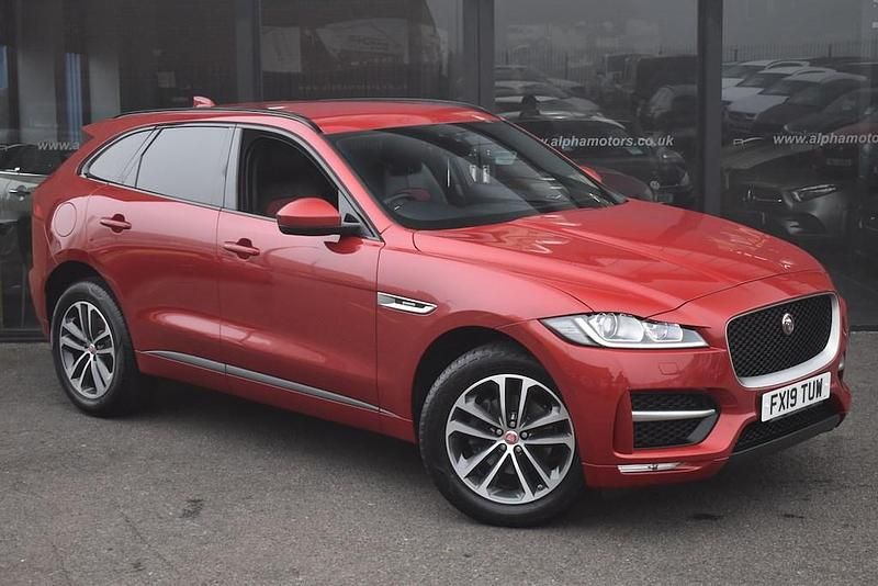 Used Jaguar F-Pace R-Sport 180 HP (132 kW) 2019 Red SUV