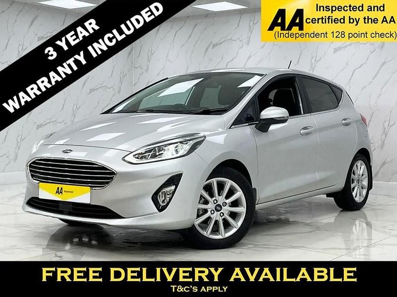 Silver Used 2020 Ford Fiesta Titanium Hatchback | £12,695 (Fair price) - Image 1/2