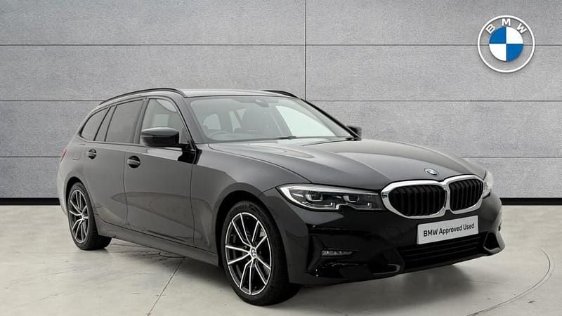 Used BMW 320 Sport Line 190 HP (139 kW) 2021 Black Estate