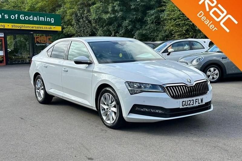 White Used 2023 Skoda Superb SE Technology Hatchback | £16,000 (Fair price) - Image 1/1