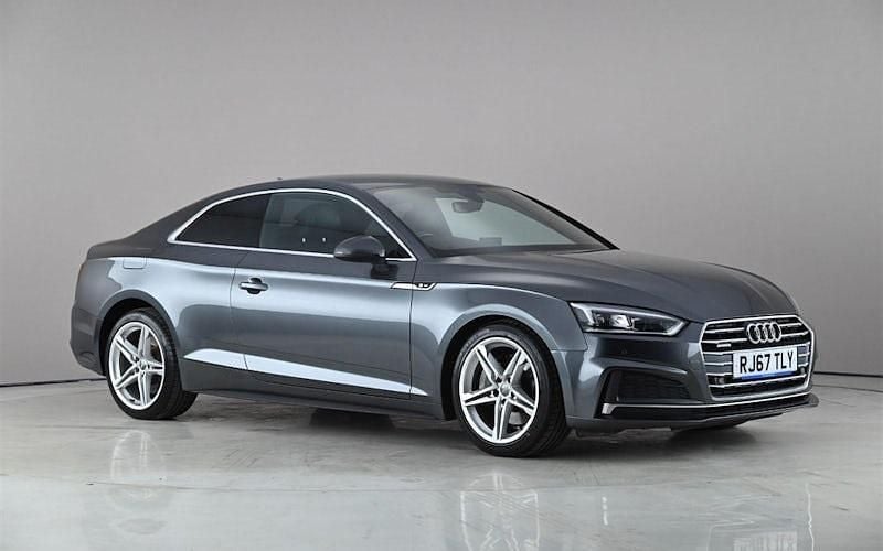 Used Audi A5 S-Line 252 HP (185 kW) 2017 Grey Coupe