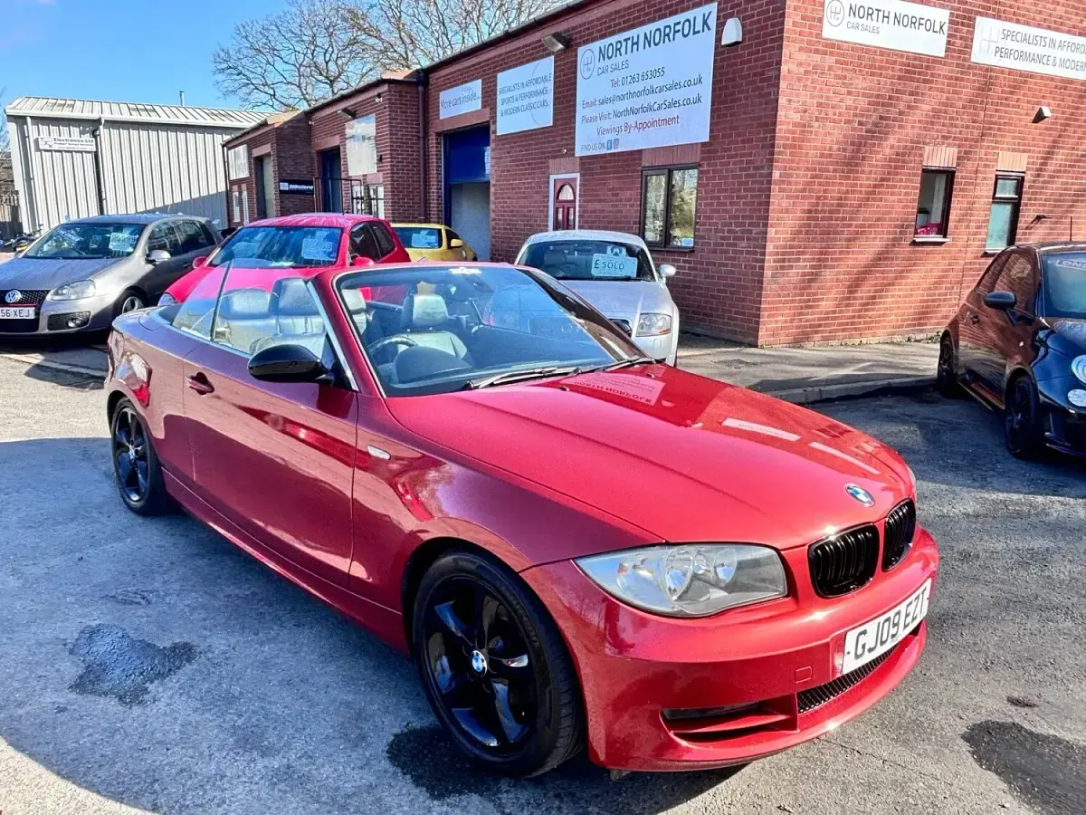 Used BMW 125 Cabriolet 2009 Red Cabriolet