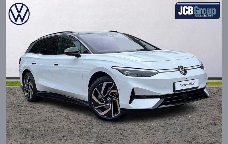 White Used 2024 VW ID.7 Pro Sedan | £41,000 (Expensive) - Image 1/4