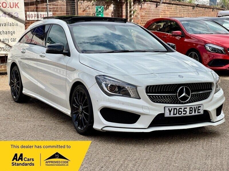 White Used 2015 Mercedes CLA220 Shooting Brake AMG Estate | £11,990 (Fair price) - Image 1/4
