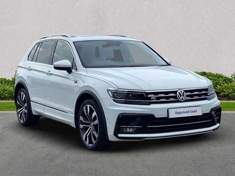 White Used 2019 VW Tiguan R-line SUV | £23,427 (Fair price) - Image 1/4