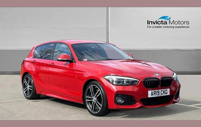 Used BMW 118 M Sport 136 HP (100 kW) 2019 Red Hatchback