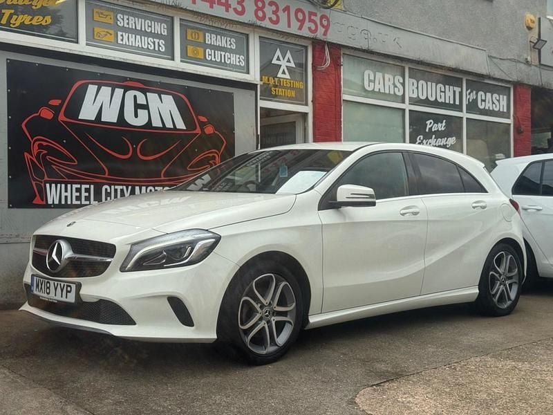 White Used 2018 Mercedes A200 Sport Edition Hatchback | £11,750 (Good price) - Image 1/4