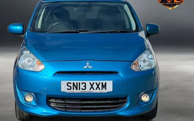 Used Mitsubishi Mirage 80 HP (58 kW) 2013 Blue Hatchback