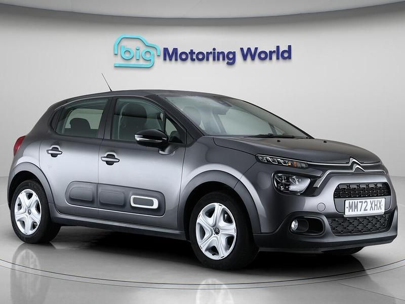 Grey Used 2022 Citroën C3 PureTech Hatchback | £8,827 (Good price) - Image 1/4