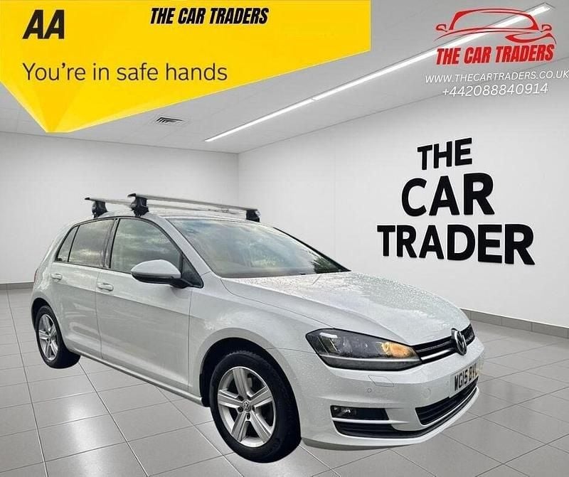 White Used 2015 VW Golf VII Match Hatchback | £9,988 (Fair price) - Image 1/3