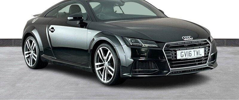 Mythos black Used 2016 Audi TT S-Line Coupe | £10,475 (Fair price) - Image 1/4