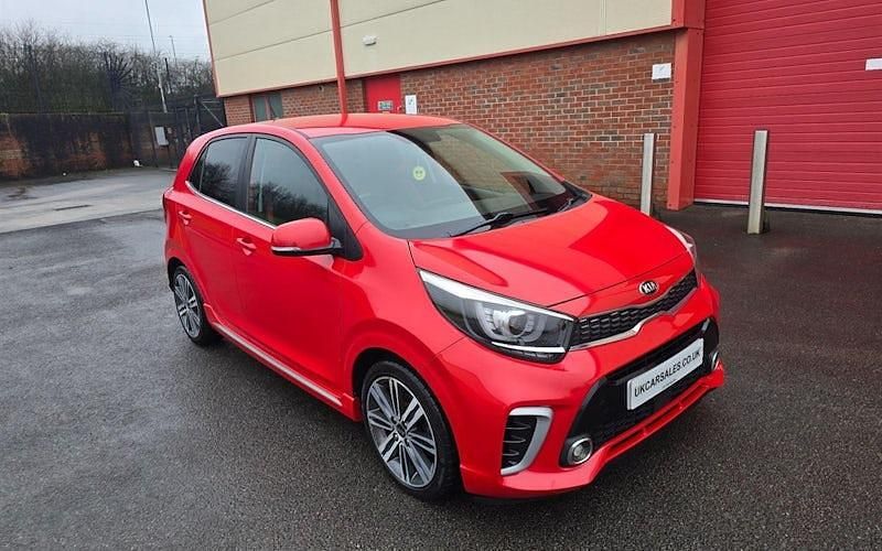 Used Kia Picanto GT-Line 67 HP (49 kW) 2018 Red Hatchback