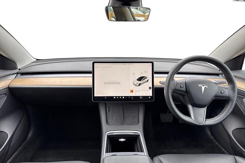 Used Tesla Model 3 Long Range AWD 77 kW (106 HP) 2021 White Sedan