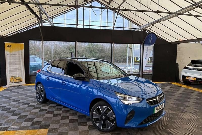 Used Vauxhall Corsa-e Elite 100 kW (136 HP) 2021 Blue Hatchback