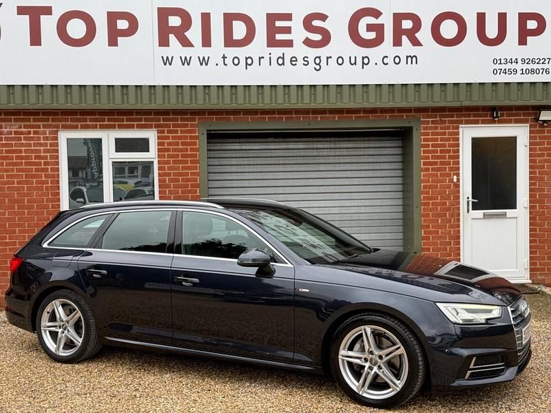 Used Audi A4 S-Line 190 HP (139 kW) 2017 Blue Estate
