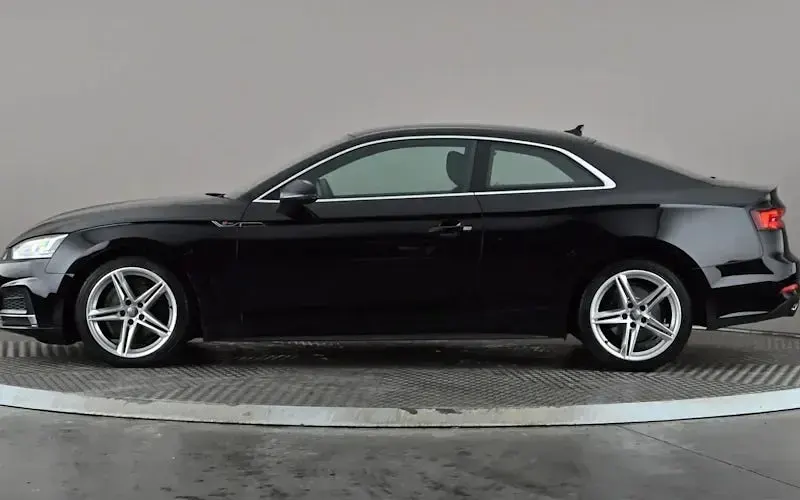 Used Audi A5 S-Line 150 HP (110 kW) 2018 Black Coupe