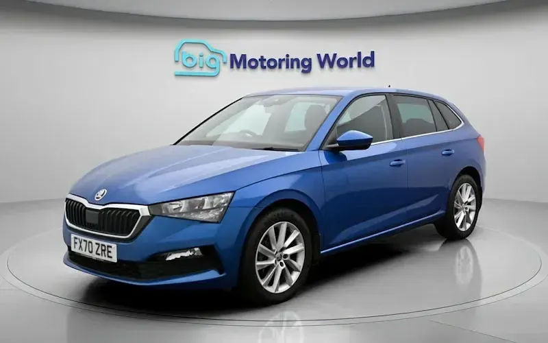 Used Skoda Scala SE L 116 HP (85 kW) 2020 Blue Hatchback